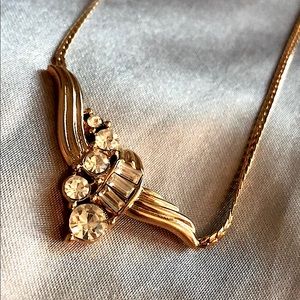 VINTAGE GIVENCHY GOLD & Swarovski Crystal